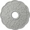 Ekena Millwork Terrones Butterfly Ceiling Medallion (Fits Canopies up to 3 7/8"), 17 7/8"OD x 3 7/8"ID x 1"P, Frost CM17TSFRF - alternate 1